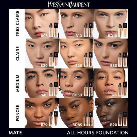 yves saint laurent all hours foundation bd35|ysl foundation shade finder.